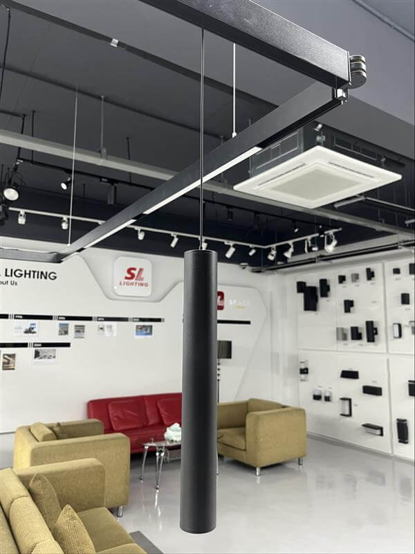 แทรคไลท์ LED แบบแม่เหล็ก SL LIGHTING MAGNETIC PENDANT 20มม. 7 วัตต์ 48 โวลต์ COOL WHITE สีดำ